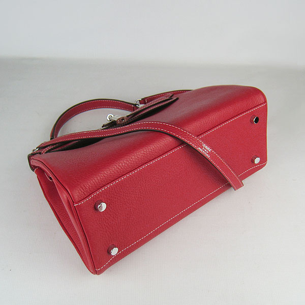 7A Replica Hermes Kelly 32cm Togo Leather Bag Red 6108